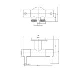 Chrome Tap for Toilet and Bidet