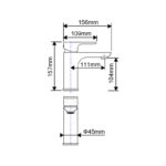 VOG - Brushed Nickel Basin Mixer