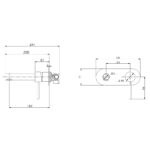 LUCID PIN - Black Spout Mixer