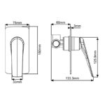 AU - Black Wall Mixer