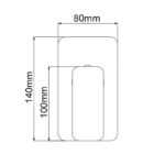 IVANO Series Gun Metal Grey Wall Mixer Trim Kit(match CLPM)