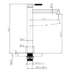 CADDENCE - Brushed Gunmetal Basin Mixer