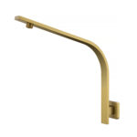 Brushed Brass Wall Shower Arm