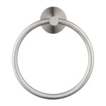 LUCID PIN - Brushed Nickel Towel Ring