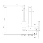 Black Standard Kitchen Mixer