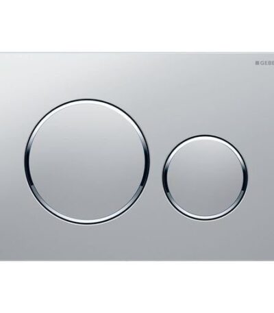 Sigma20 Matte Chrome with Chrome Trim ABS Dual Flush/Access Plate(Round Button)