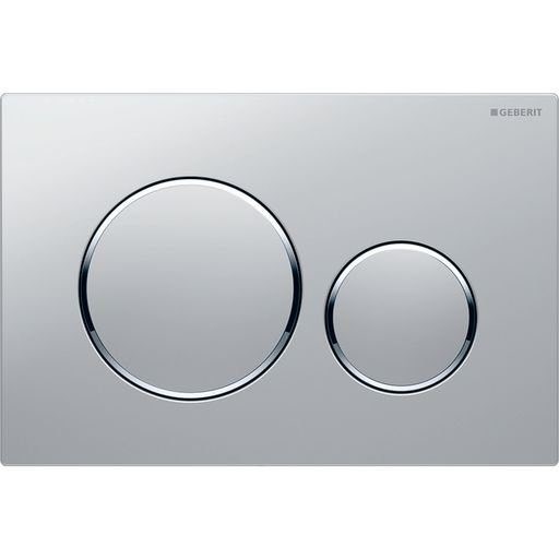 Sigma20 Matte Chrome with Chrome Trim ABS Dual Flush/Access Plate(Round Button)