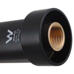 RUSHY Series 180mm Black Bathtub/Basin Wall Spout
