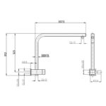 10" Chrome Shower Station