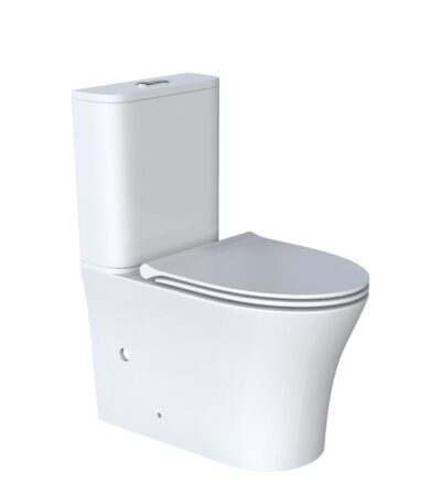 Arrow Armino 670*380*810mm Dual Flush Washdown Two-piece Ceramic Toilet Suite Soft Closed Seat