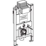 GEBERIT Duofix Duofix Frame with Alpha 12cm In-wall Cistern(82cm Height)