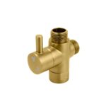 Brushed Brass Bidet Diverter