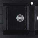 Cora Granite Sink Double Bowl with Drainer