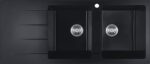 Cora Granite Sink Double Bowl with Drainer