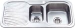 Cora 1 & 1/2 Bowl Single Drainer Sink