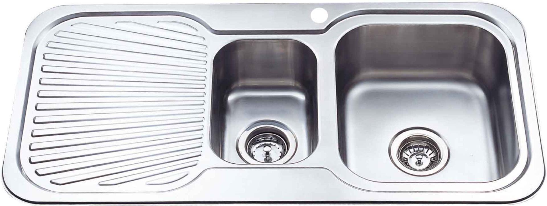 33a2e3dc4e6e69ab6a5bc7bc1dd2028c-opt30 Cora 1 & 1/2 Bowl Single Drainer Sink - Image 1