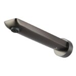 RUSHY Series 180mm Brushed Gun Metal Grey Bathtub/Basin Wall Spout