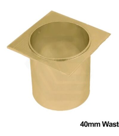 Lauxes Matte Yellow Gold Pop Waste(40mm)