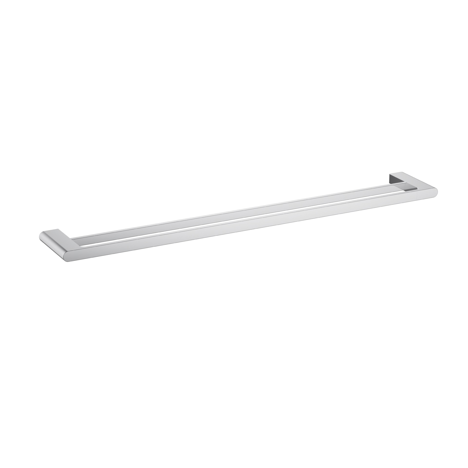 5302-800+chrome-opt46 Cora Towel Rail Double 800mm - Image 1