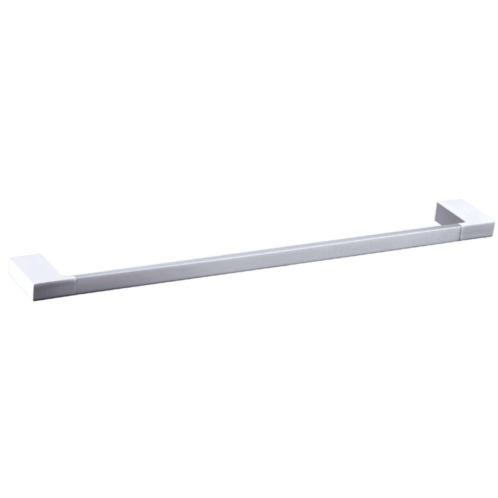 5601-600-cw+chrome-opt47 Eden Towel Rail Single 600mm - Image 1