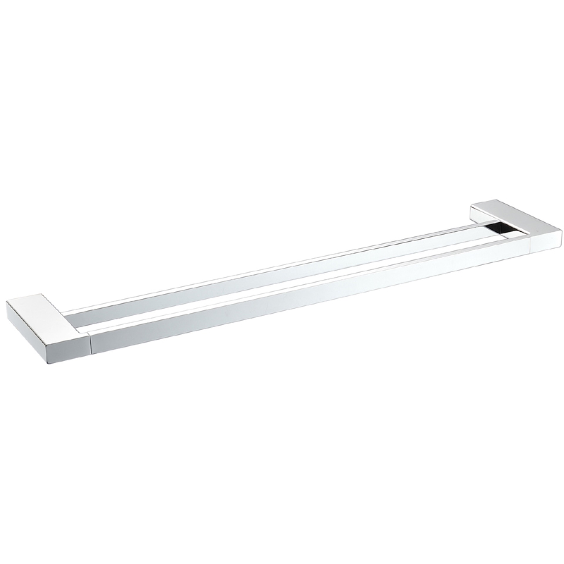 5602-600+chrome-opt47 Eden Towel Rail Double 600mm - Image 1