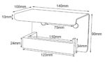 IVANO - Chrome Toilet Paper Holder