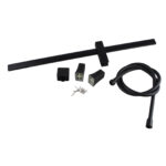 Black Shower Rail
