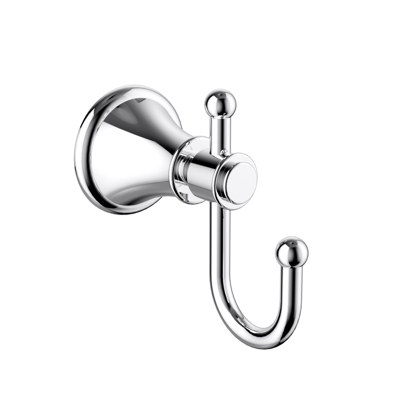 66506+chrome-opt73 Clasico Robe Hook - Image 1