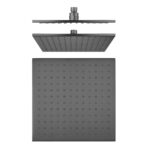250mm Gunmetal Shower Head