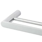 RUSHY - 800mm Chrome Double Towel Rail