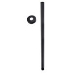 600mm Black Ceiling Shower Arm