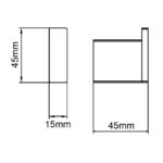 IVANO - Brushed Nickel Robe Hook