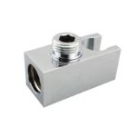 Chrome Shower Rail with Handheld Shower
