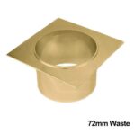Lauxes Matte Yellow Gold Pop Waste(72mm)