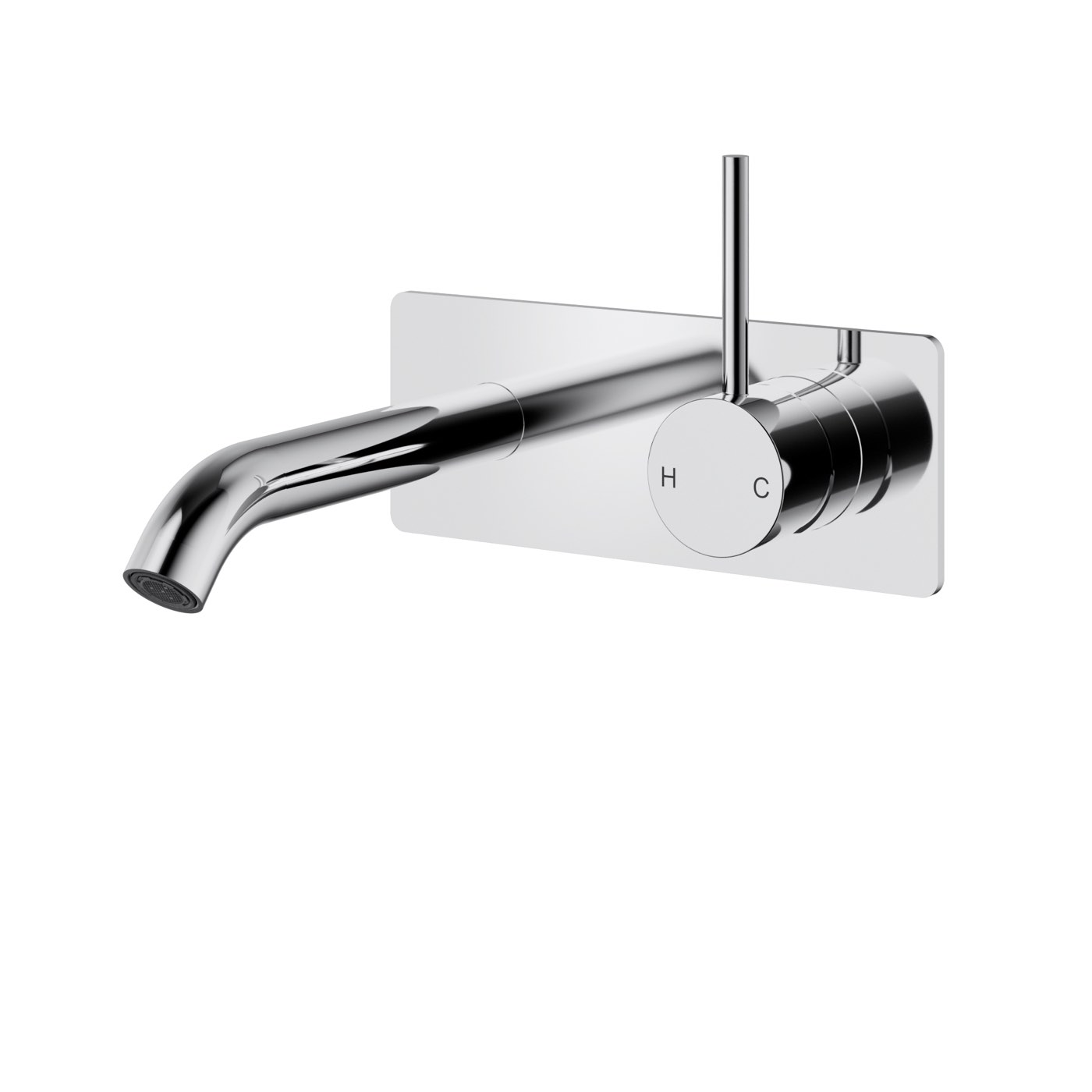 8588d8458d606147307dc3a3bdd6ced5-opt62 Otus Slimline Wall Basin Mixer Trim Kit Lever Up - Image 1