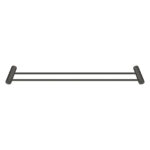600mm Gunmetal Double Towel Rail