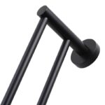 LUCID PIN - Black Cuttable Double Towel Rail