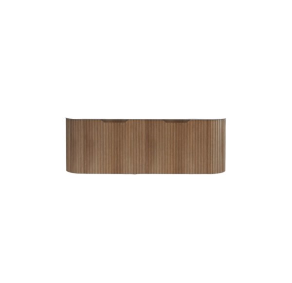 Bergen 1500mm Solid Timber Wall Hung Fluted Cabinet (Single Bowl) 1 Bergen 1500mm Solid Timber Wall Hung Fluted Cabinet (Single Bowl)