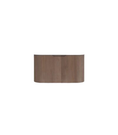 Bergen 750mm Solid Timber Wall Hung Fluted Vanity