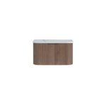 Bergen 900mm Solid Timber Wall Hung Fluted Vanity
