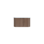 Bergen 900mm Solid Timber Wall Hung Fluted Vanity