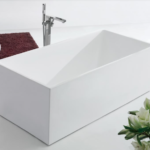 1700*750*580mm Lotus Gloss White Freestanding Bathtub(Non overflow,Pop-up waste & Plug included)
