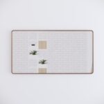 1500*800mm Brushed Copper Framed Rectangle Plain Mirror