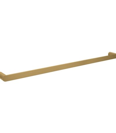 Bellino Brushed Yellow Gold 800mm Single Towel Rail