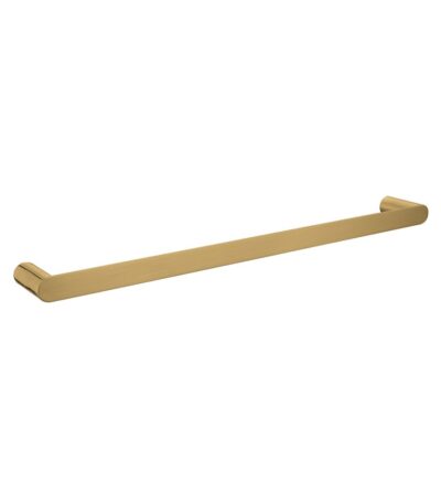 Bellino Brushed Yellow Gold 600mm Single Towel Rail