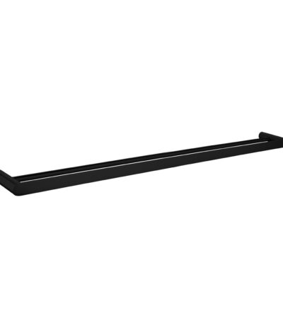 Bellino Matte Black 800mm Double Towel Rail