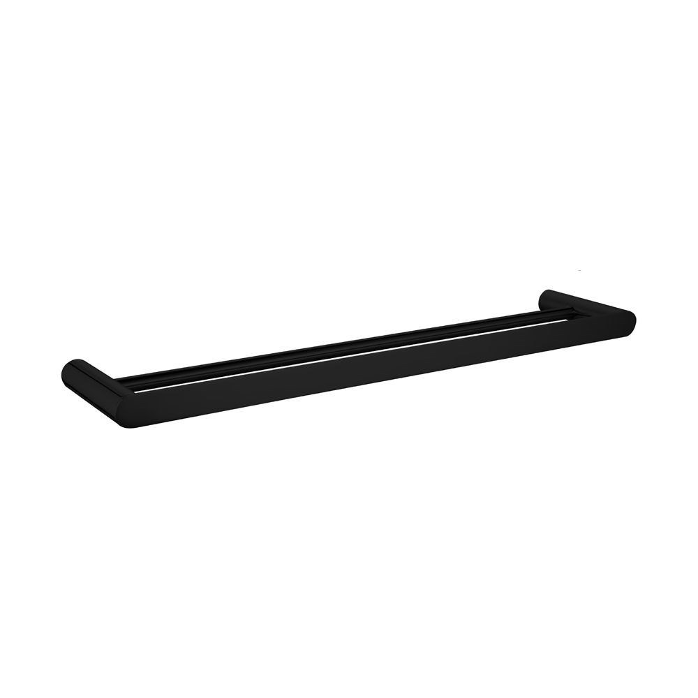 Bellino Matte Black 600mm Double Towel Rail 1 Bellino Matte Black 600mm Double Towel Rail
