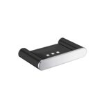Bellino Chrome & Black Soap Dish