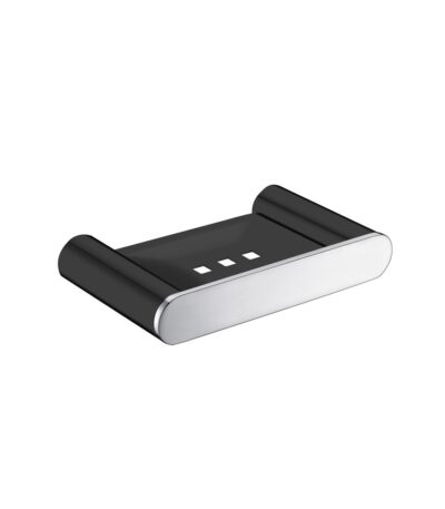 Bellino Chrome & Black Soap Dish