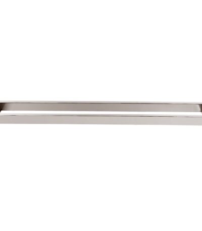 Cavallo Brushed Nickel Square Single Towel Rail 600mm